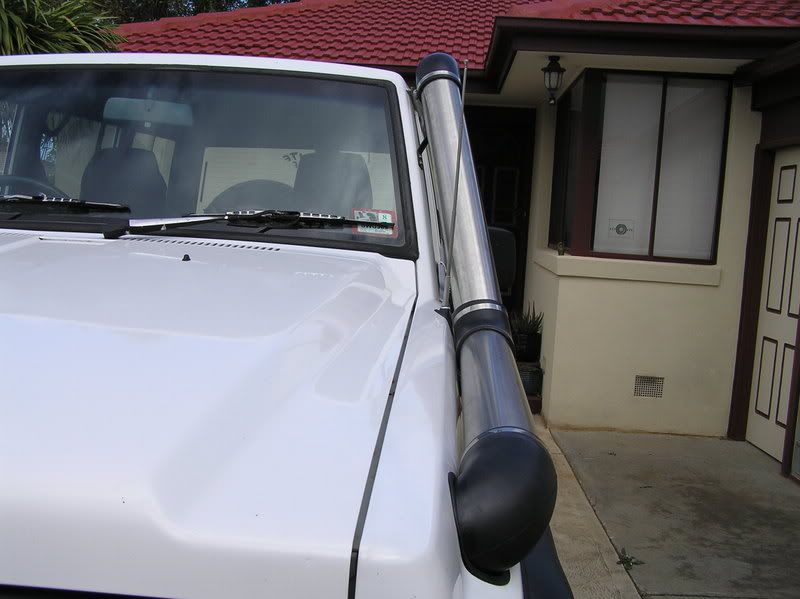 Nissan patrol gq stainless steel snorkel #10