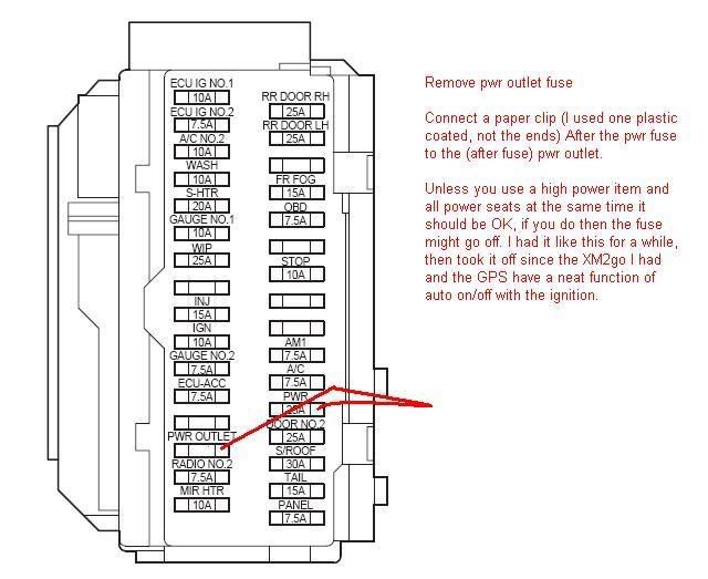 toyota camry 2007 v6 fuse box and wires #3