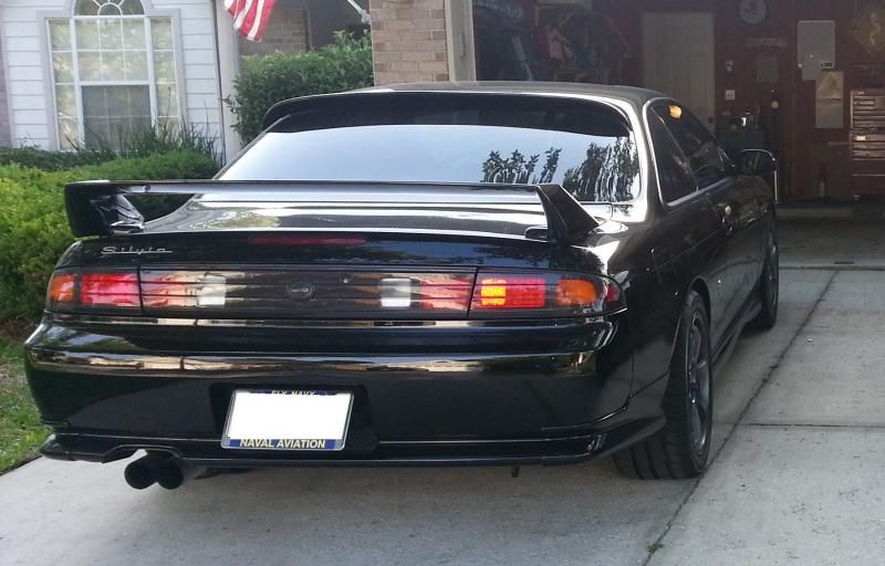 FL JAX S14 Kouki Tail Lights with LED Conversion and JDM Turn Signals