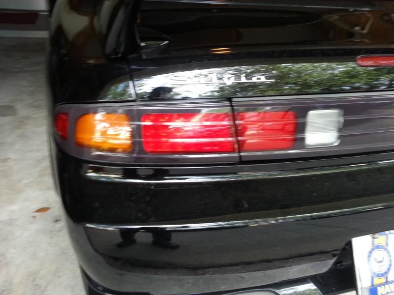 FL JAX S14 Kouki Tail Lights with LED Conversion and JDM Turn Signals