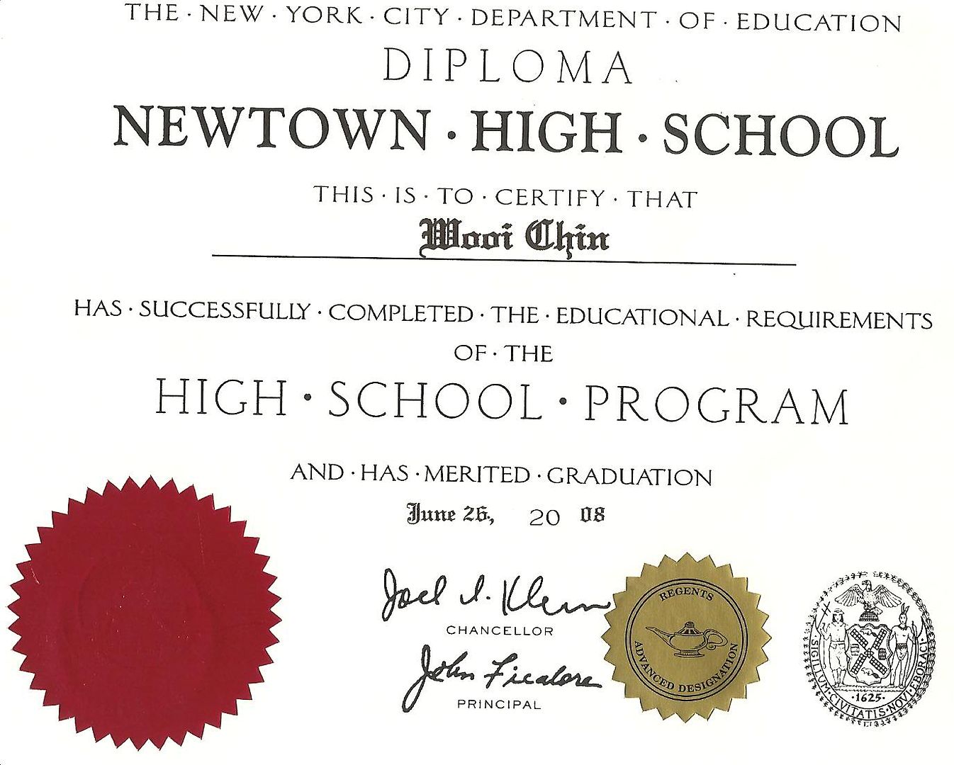 diploma stamp