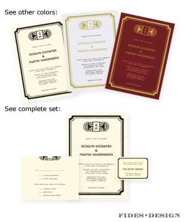 1920s theme Make sure you include a reception card if your wedding 
