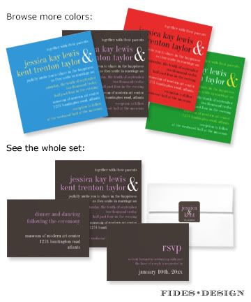  bold color typography wedding invitation invitation sets labels