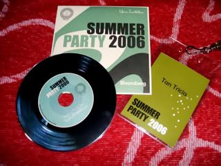 Summer party CD invite and entry tag