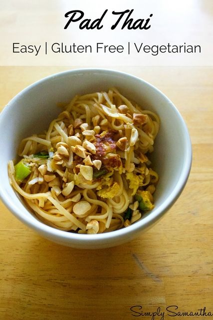 Vegtarian, Gluten Free Pad Thai