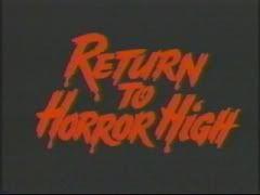 Return To Horror High