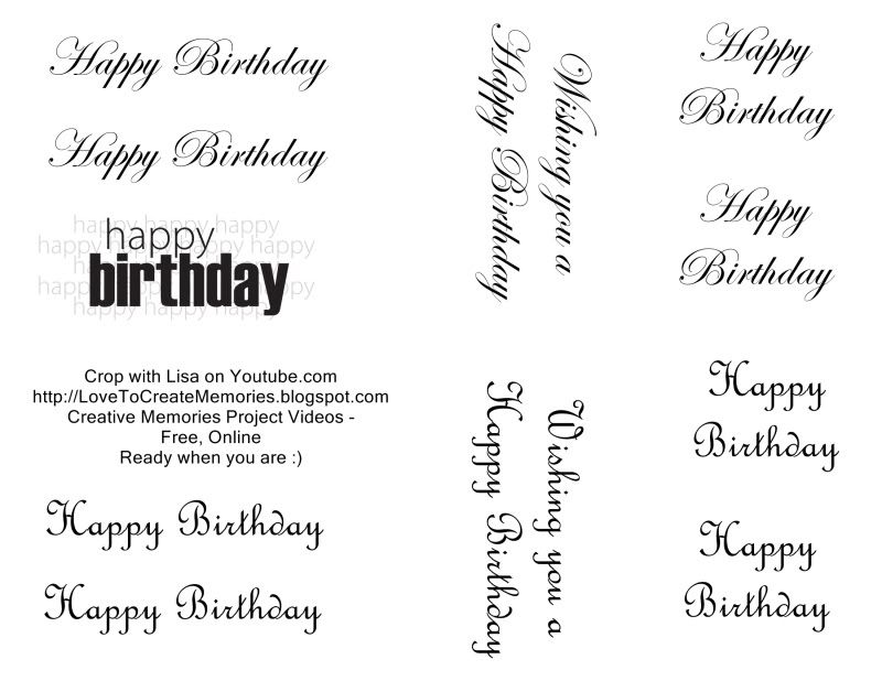 quotes for birthday cards. I made some Happy Birthday card quotes with my Storybook Creator Software 