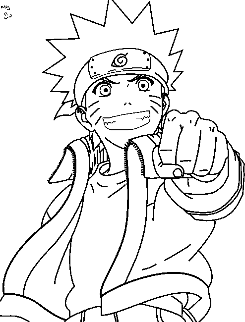 happy birthday coloring pages. Naruto Coloring Pages. Yes!