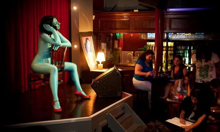 Tricity Vogue as Blue Lady