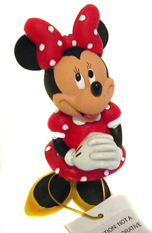 red minnie mouse figurine