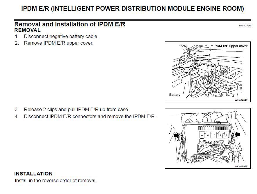 Nissan titan ecu relay #8