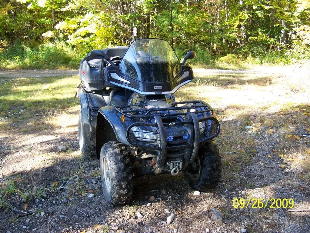 Honda rancher 420 windshield #6