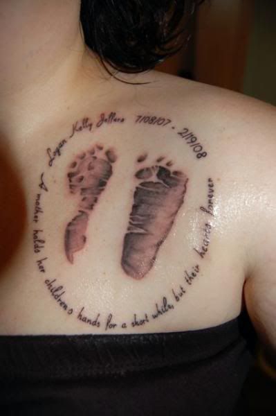 logans baby feet tattoo JustMommies Message Boards