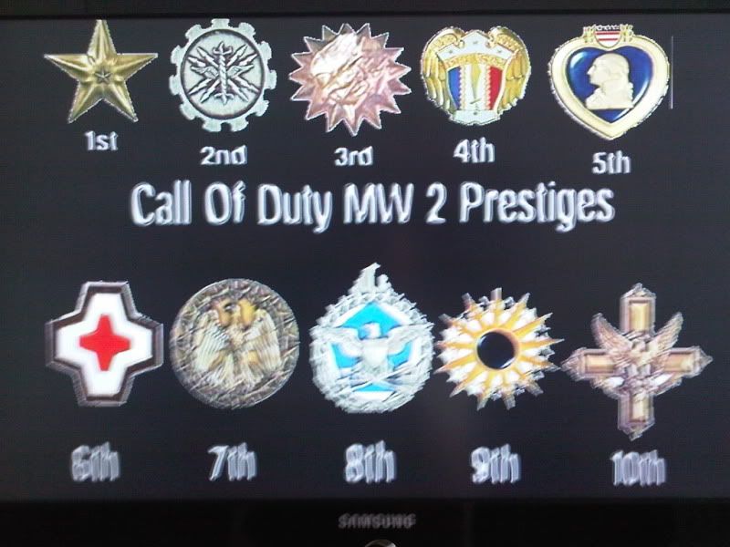 cod mw2 prestige icons. Re: Official: Modern Warfare 2