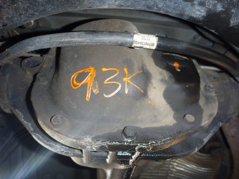 Jeep differential leak repair #2