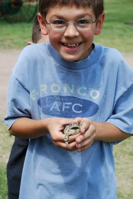 Isaac and the frog