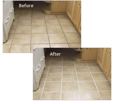 Grout Staining