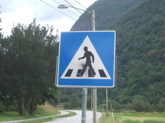 Norway walk signs