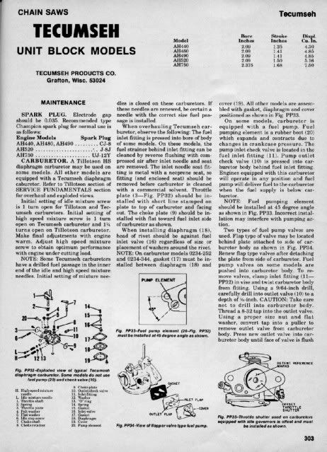 free tecumseh repair manual download