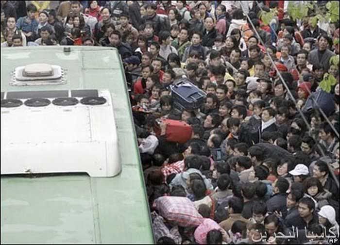 A weekend at the bus station in China