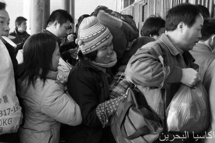 A weekend at the bus station in China