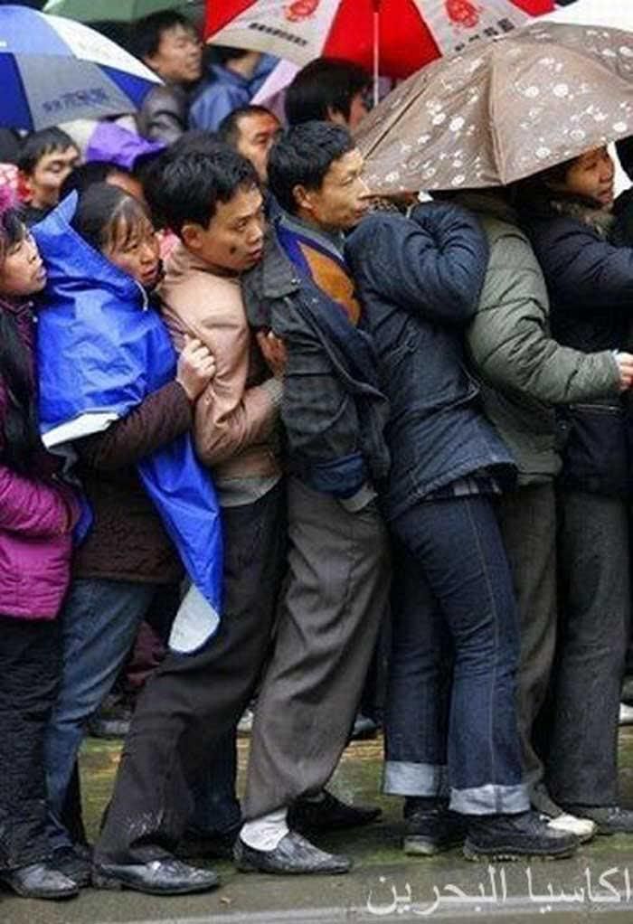 A weekend at the bus station in China