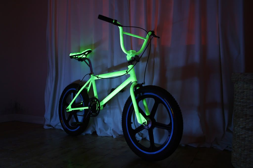 glowing paint for bikes