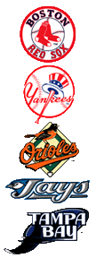 AL East Logos