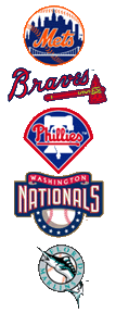 NL East Logos