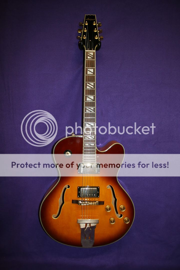 This guitar will play just as well as your Gibson. The sticker from 