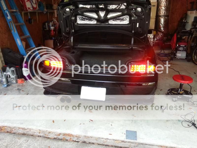 FL JAX S14 Kouki Tail Lights with LED Conversion and JDM Turn Signals