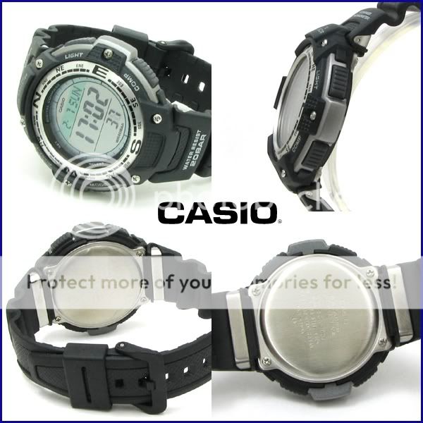 Casio Twin Sensor Sports Gear SGW 100 1 Black Watch