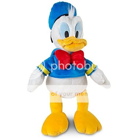 Disney Donald Duck Stuffed Plush Doll Ultra Soft Medium 13 inches Tall