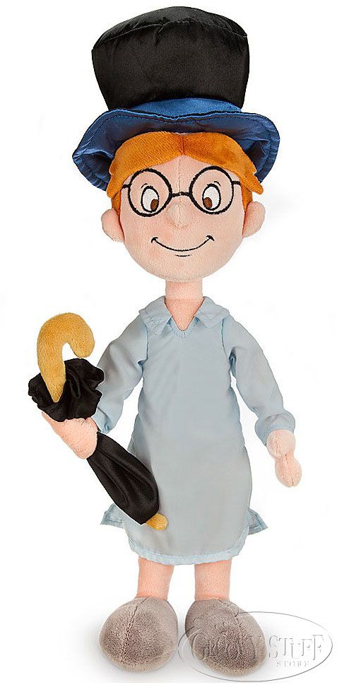 Disney Peter Pan John Darling Large Premium Soft Stuffed Plush Rag Doll ...