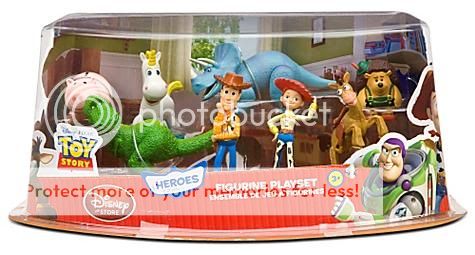 Disney Pixar Toy Story 3 Heroes Playset Woody Rex Jessie Bullseye Trixie Ham New