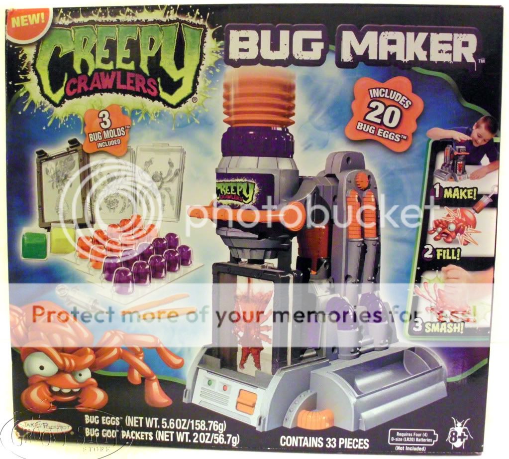 Jakks Pacific Creepy Crawlers Bug Maker Injection Molding Machine Toy