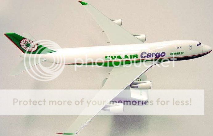 EVA AIR Cargo Boeing 747  400F Hogan Wings 1200 1424 1424GA  