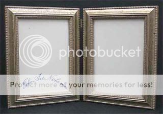 4x5 Silver Wood Picture Photo Frame Hinged Verticle New  