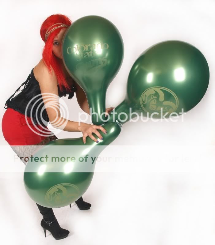 20 Stück WERBELUFTBALLONS von TufTex *Ram* grün metallic* Looner