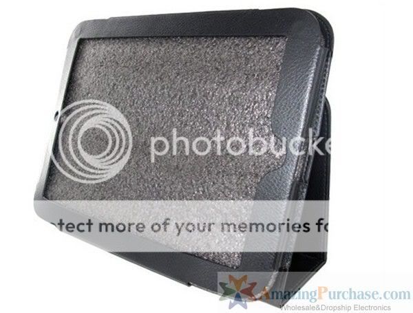 HP TouchPad Tablet 9.7 Stand Leather Case Cover Holder  