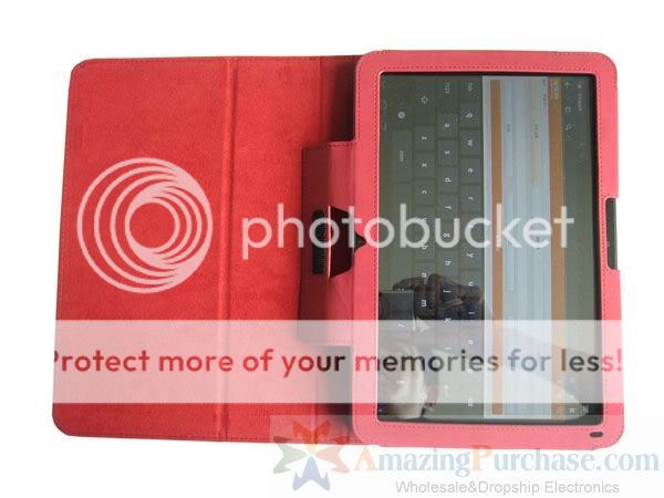   Bag Sleeve Bag Pouch For Motorola Xoom 10.1 Tablet Red Color  